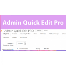Admin Quick Edit Pro