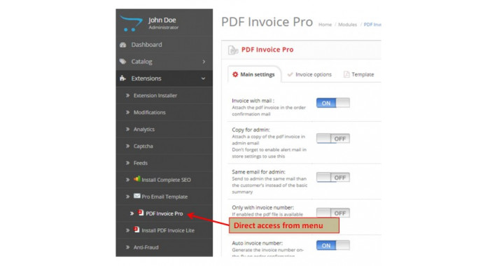PDF Invoice Pro Generator and Email Attachment